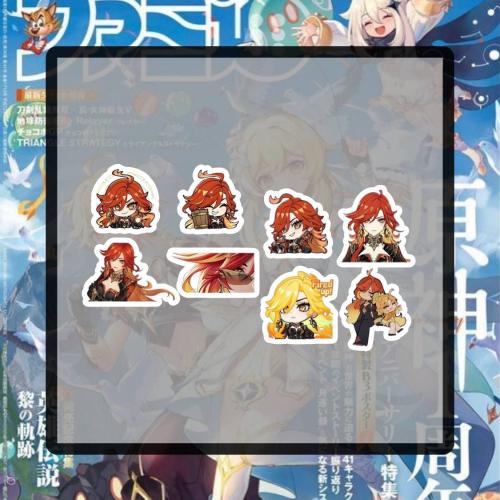 ستيكرات قينشن مافويكا - stickers Genshin Mavuika