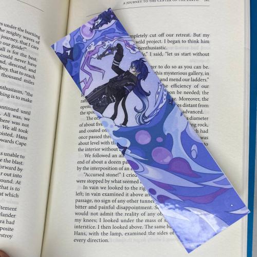 فاصل كتب قينشن فلينز - bookmark Genshin Flins
