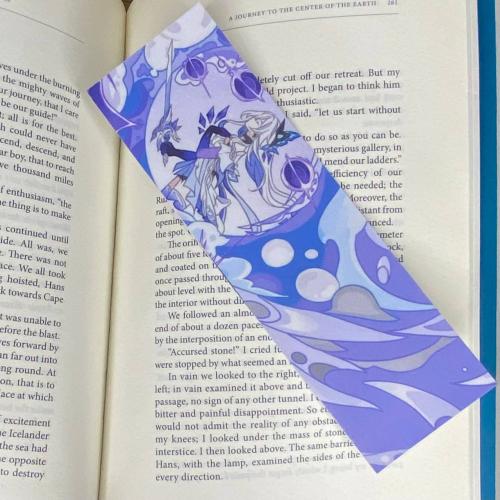 فاصل كتب قينشن سكيرك - bookmark Genshin skirk