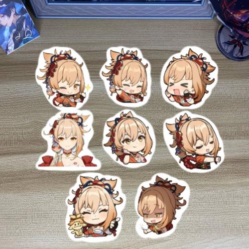 ستيكرات قينشن يويميا - stickers Genshin yoimiya