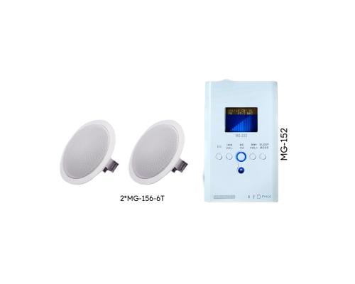 نظام سماعات سقفية /جدارية مع جهاز جداري 30 وات MG-...