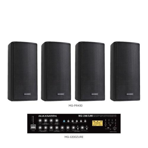 نظام صوتي 4 سماعات - 12 سماعة جدارية 30 وات ماكسمي...