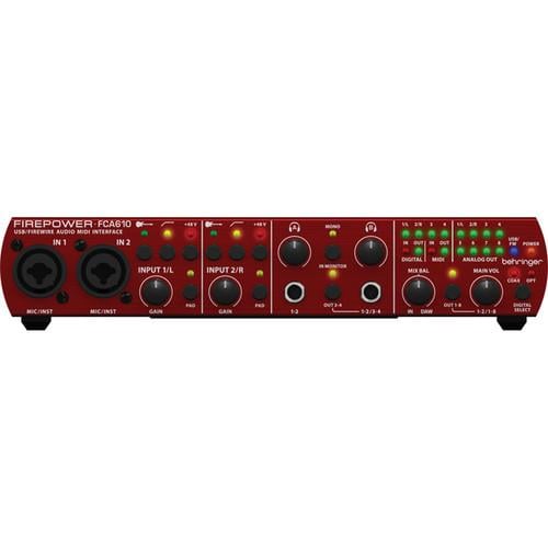 كرت صوت BEHRINGER رقمي 6 خط INTERFace