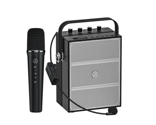 S9-سماعة محمولة SAINTLARK بقوة 60 وات 2 لاقط لاسلك...