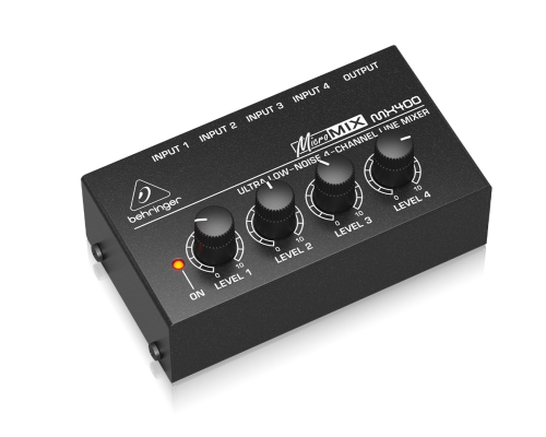 MX400-ميكسر صغير 4 مداخل BEHRINGER