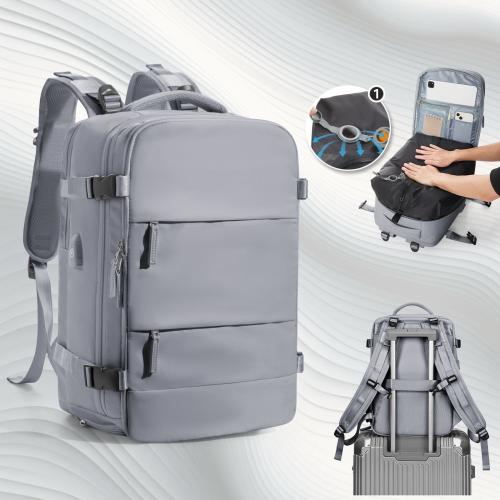 شنطه رصاصي مع مضخة تفريغ الهواء