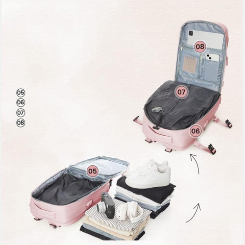 شنطه وردي مع مضخة تفريغ الهواء