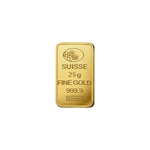 سبيكة 25 جرام ذهب صافي عيار 24 قيراط