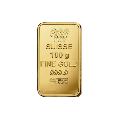 سبيكة 100 جرام ذهب صافي عيار 24 قيراط