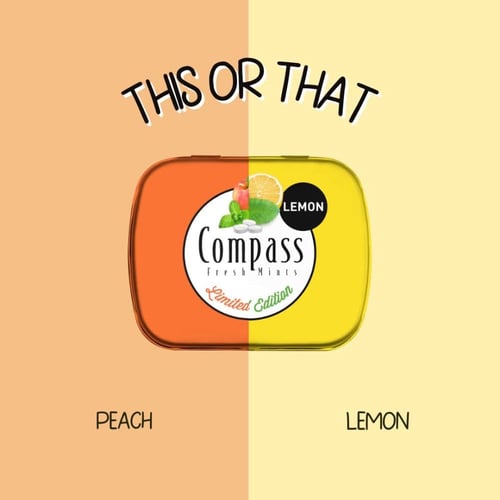 كومباس أقراص استحلاب بالنعناع والليمون خالي من الس...