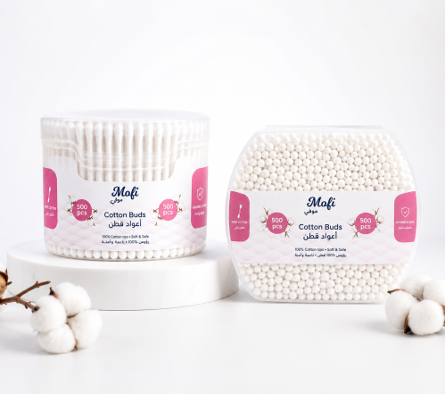 Mofi Plastic Ear Sticks 500 Sticks