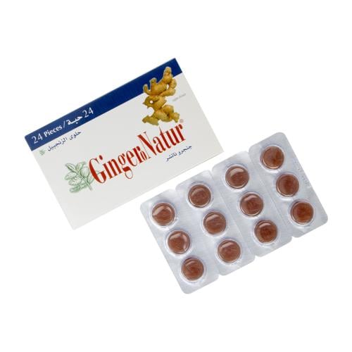 جنجيرو ناتشر أقراص استحلاب الزنجبيل الطبيعي