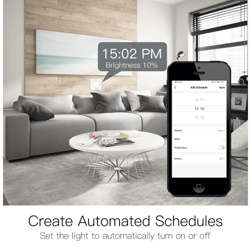مفتاح إضاءة ذكي تدريج دوّار او دائرة لمس Zigbee و...