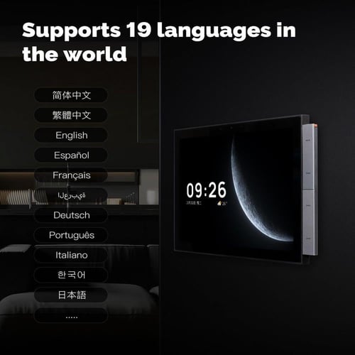 لوحة تحكم منزل ذكي 10.1 بوصة – شاشة لمس FHD مع بوا...