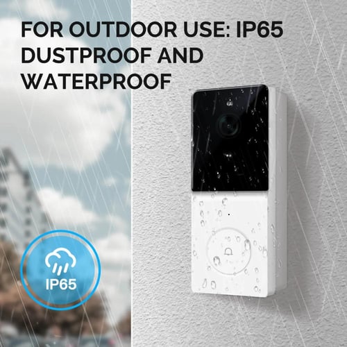 جرس باب ذكي WiFi بكاميرا 1080p ورؤية ليلية – كشف ح...