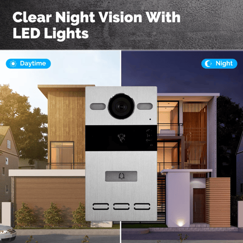 ذكي انتركوم باب وحدة اتصال خارجيه واي فاي