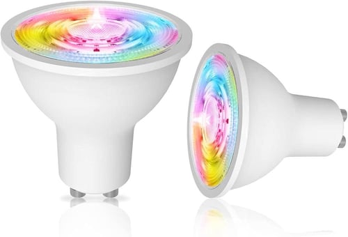 مصباح لذكي LED RGB قابل للتعتيم – تحكم صوتي