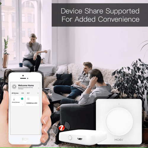 مفتاح إضاءة ذكي تدريج دوّار او دائرة لمس Zigbee و...