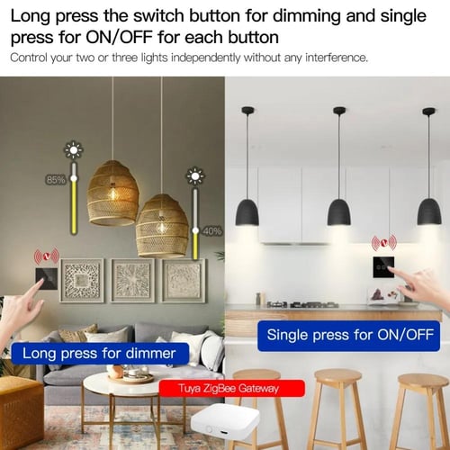 ذكي مفتاح لمس تحكم أنارة الكتروني ( واي فاي )