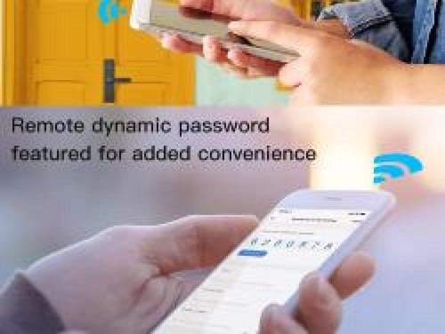 ذكي قفل باب مع بصمة اصبع واي فاي