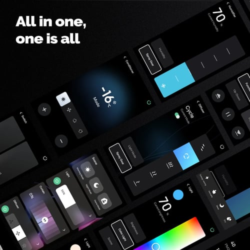 لوحة تحكم ذكية بشاشة لمس 5 إنش – مركز تحكم بالمنزل...