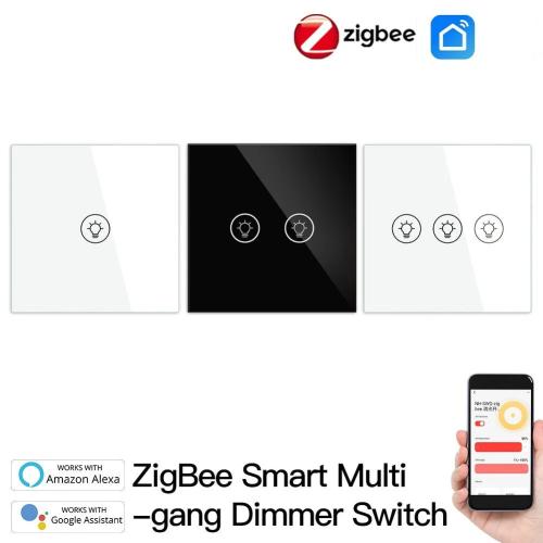 مفتاح تعتيم ذكي ZigBee EU – تحكم في سطوع الإضاءة ع...