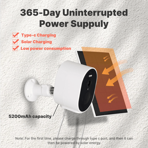 ذكي كاميرا مقاوم للماء رؤية ليلية بألوان كاملة تعم...