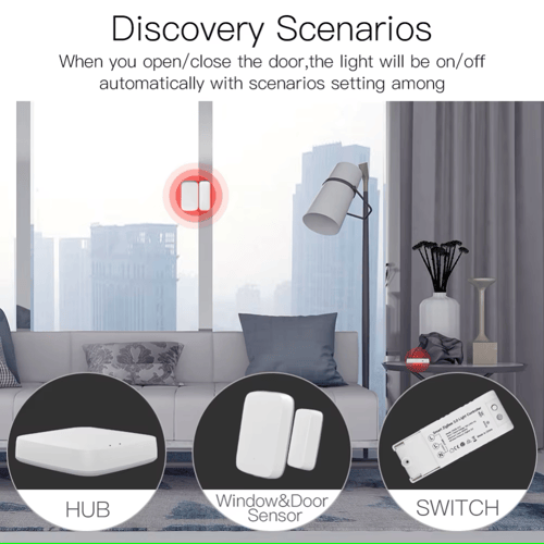 بوابة mHub الذكية – مركز تحكم WiFi + ZigBee + Blue...