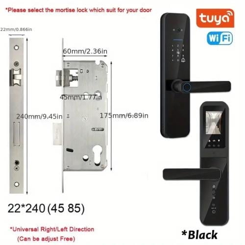 قفل ذكي مزود بكاميرا مدمجة و بصمة