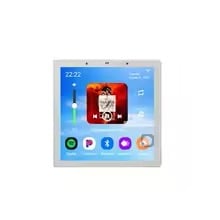 مضخم صوت جداري ذكي WiFi وBluetooth مع شاشة لمس – أمبليفاير منزلي 2×25W يدعم Tuya وAlexa بنظام Android 11