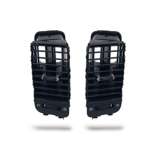 بكج ديكور ريش مكيف وسط أسود و إطار ريش المكيف فضي...