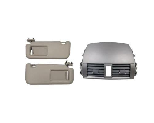 بكج ديكور ريش مكيف رصاصي & طقم شماسات سقف رصاصي كو...