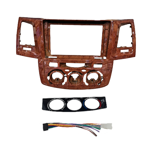 ديكور شاشة هايلكس 2006-2011 ( خشبي فاتح لامع )