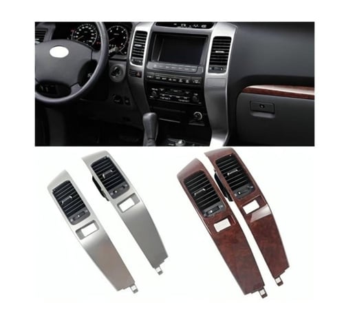 بكج ديكور ريش مكيف وسط أسود و إطار ريش المكيف خشبي...