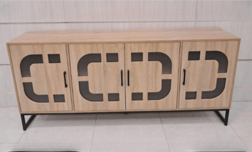 دولاب بوفيه عصري بتصميم أنيق وعصري مقاس 180 سم