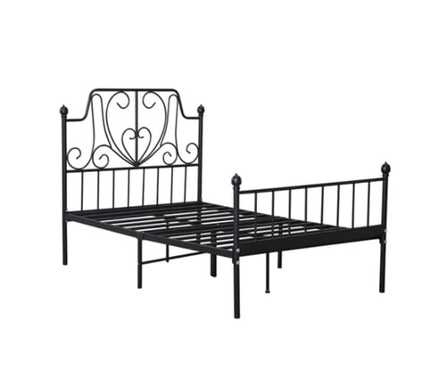 سرير معدني عصري بتصميم عملي مقاس 190*120 سم