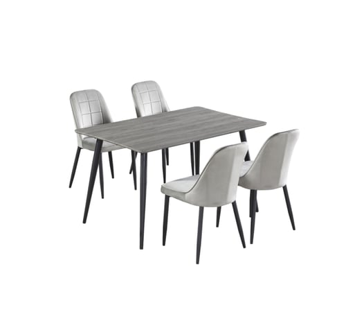 طقم طاولة طعام 4 كرسي أنيقة وعصرية