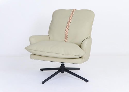 كرسي استرخاء دوار لون بيج
