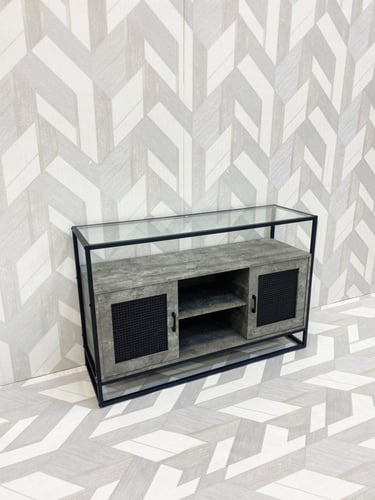 دولاب بوفيه يجمع بين الأناقة الصناعية والعصرية مقا...