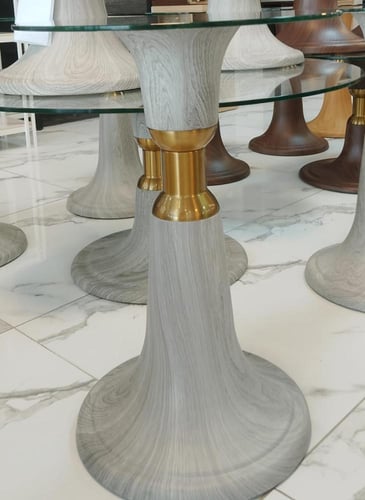 طقم طاولات خدمة بتصميم خيالي 6+1