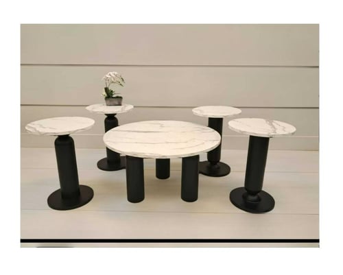 طقم طاولات خدمة فاخرة بالوان مختلفه مقاس 80 سم