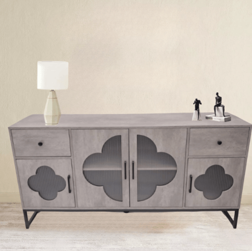 دولاب بوفيه أنيق بتصميم عصري مقاس 160 سم