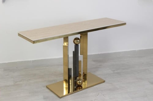 طاولة مدخل تجمع بين الفخامة والبساطة مقاس 140 سم