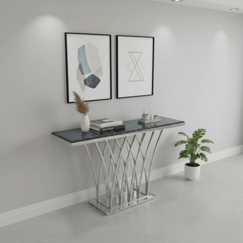 مدخل استيل ورخام تصميم نخلة متعدد الاستخدامات