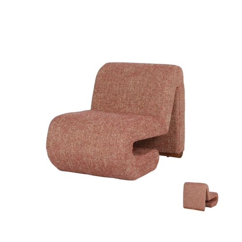 كرسي مفرد بتصميم مريح بألوان مختلفة