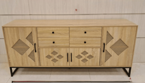 دولاب بوفيه عصري بتصميم فريد مقاس 180 سم