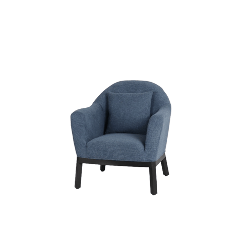 كرسي مفرد بتصميم مريح بألوان مختلفه