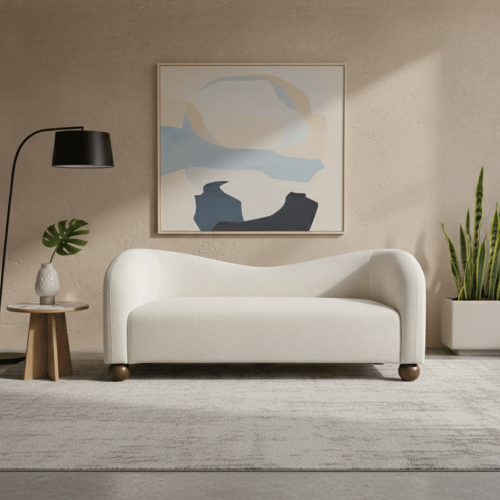 كنبة الاسترخاء الأنيقة تضيف اليها مظهراً عصرياً وج...