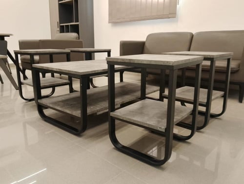 طقم طاولات قهوة بتصميم عصري وأنيق