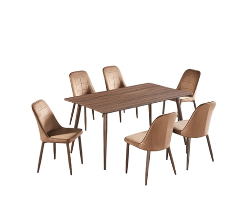 طقم طاولة طعام 6 كرسي أنيقة وعصرية